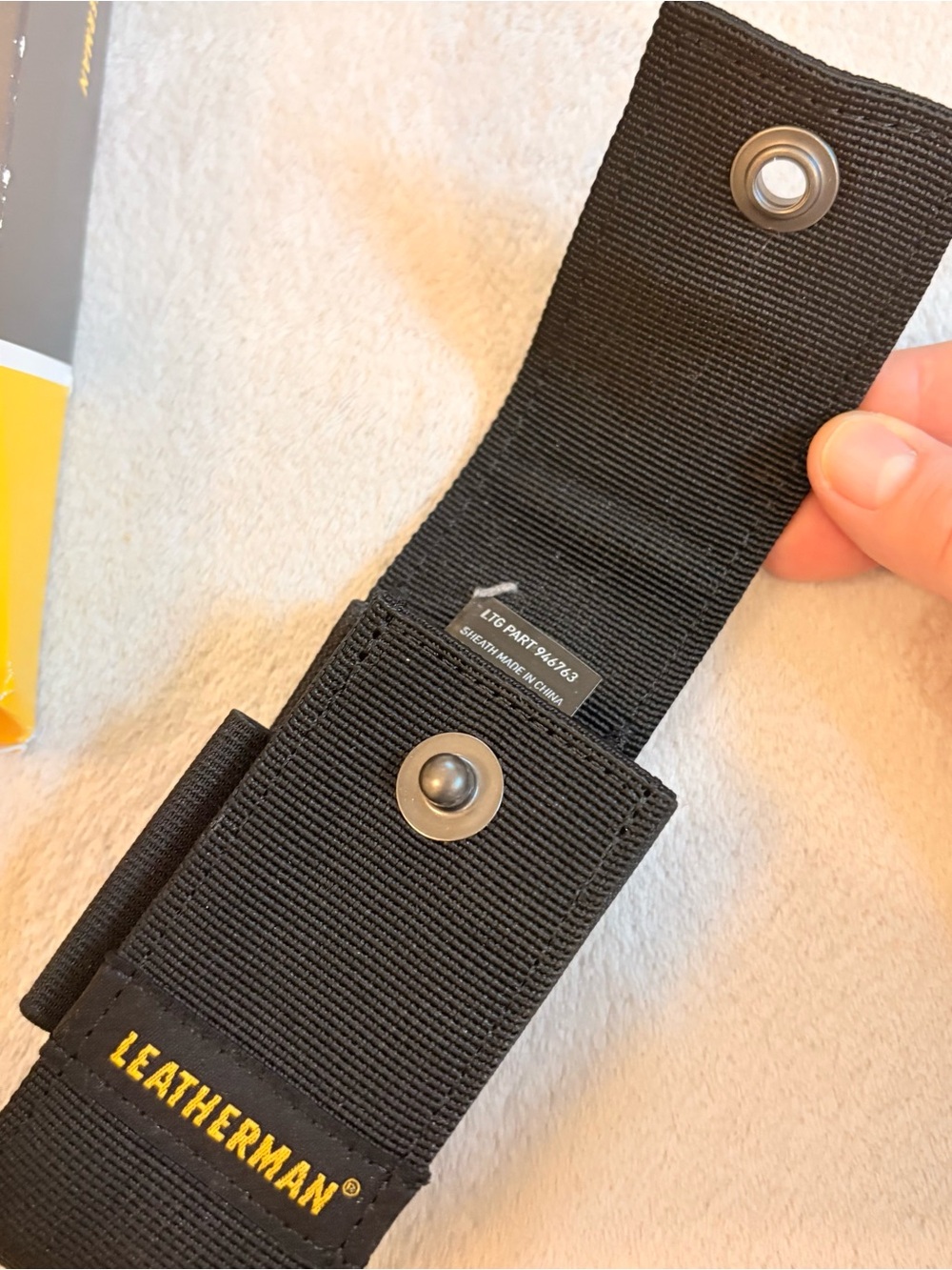 Leatherman Black Nylon Pouch - Durable Tool Sheath for 4.5 Tool - Picture 3 of 9